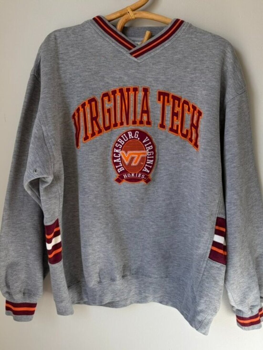 Vintage Virginia Tech Hokies Blacksburg Virginia Sweatshirt Women's Large
